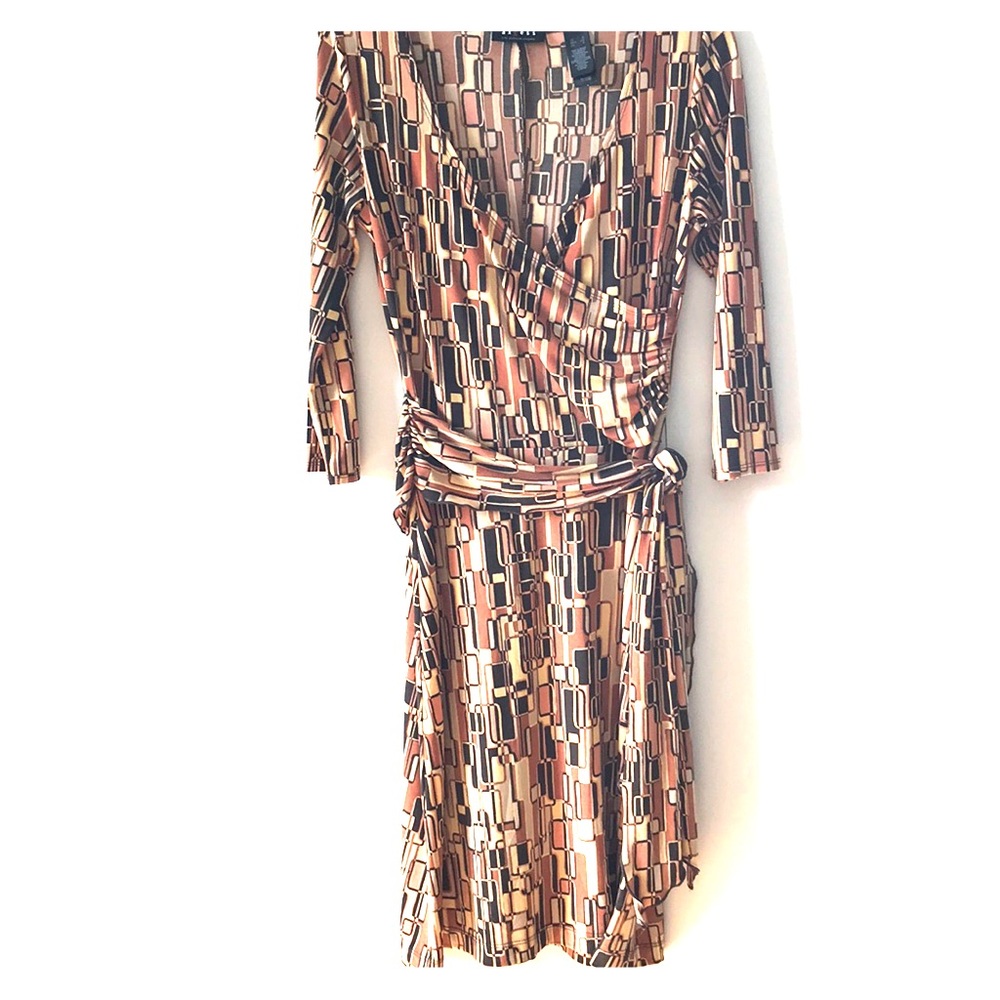 Axcess: Liz Claiborne:  multicolor wrap dress